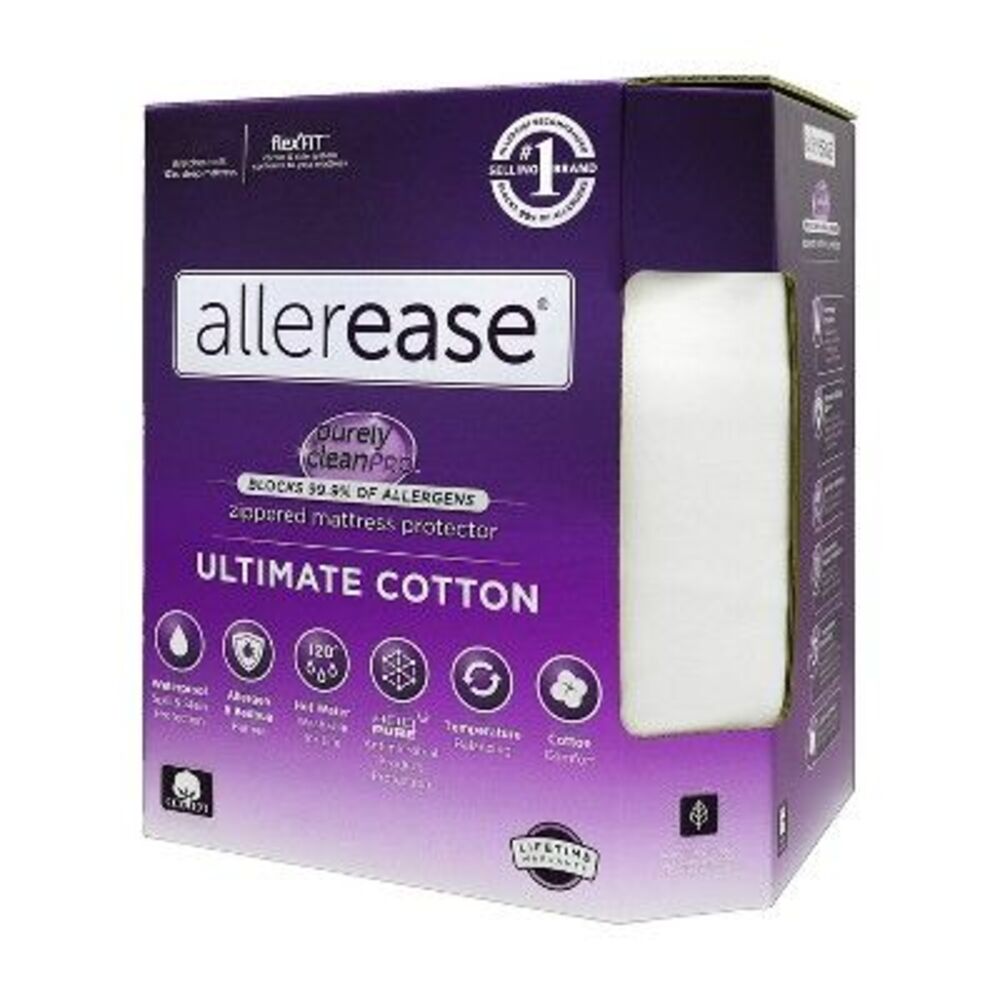 Allerease -  Ultimate Mattress Protector - White (Ful White